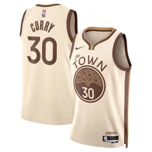Maglia Golden State Warriors Stephen Curry City Edition 2025-26 Swingman Bianco - Uomo