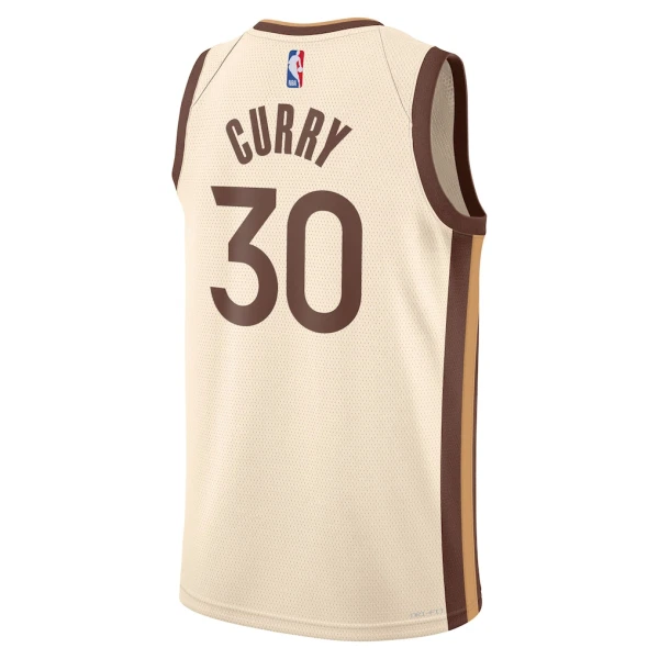 Maglia Golden State Warriors Stephen Curry City Edition 2025-26 Swingman Bianco - Uomo