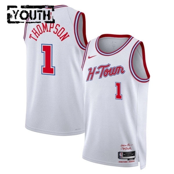 Maglia Houston Rockets Amen Thompson City Edition 2025-26 Swingman Bianco - Bambino
