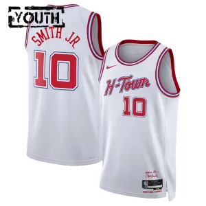 Maglia Houston Rockets Jabari Smith Jr City Edition 2025-26 Swingman Bianco - Bambino