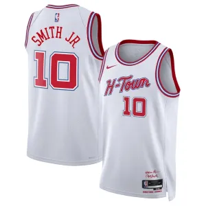 Maglia Houston Rockets Jabari Smith Jr City Edition 2025-26 Swingman Bianco - Uomo