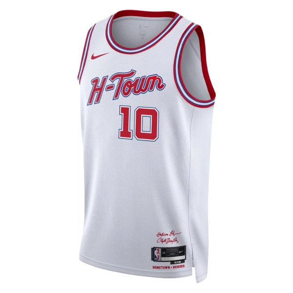 Maglia Houston Rockets Jabari Smith Jr City Edition 2025-26 Swingman Bianco - Uomo