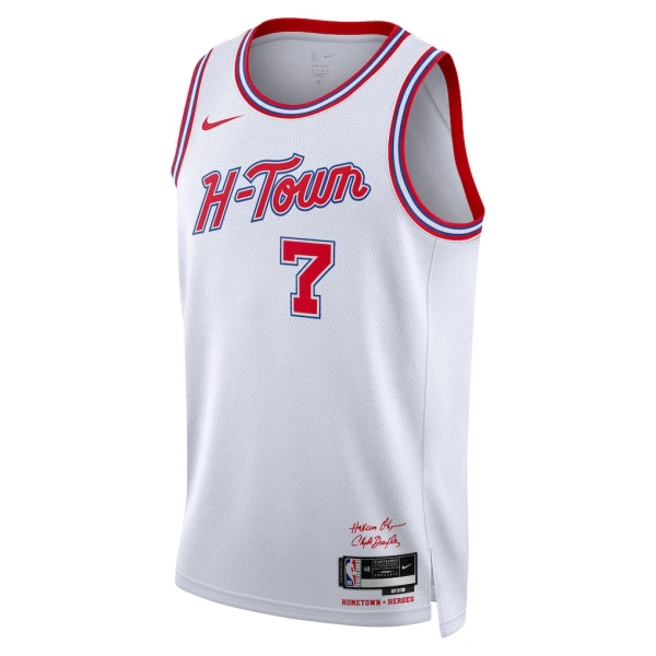 Maglia Houston Rockets Kevin Durant City Edition 2025-26 Swingman Bianco - Uomo