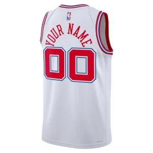 Maglia Houston Rockets Personalizzata City Edition 2025-26 Swingman Bianco - Uomo