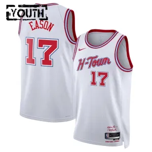 Maglia Houston Rockets Tari Eason City Edition 2025-26 Swingman Bianco - Bambino