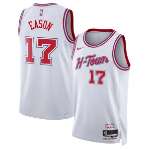Maglia Houston Rockets Tari Eason City Edition 2025-26 Swingman Bianco - Uomo