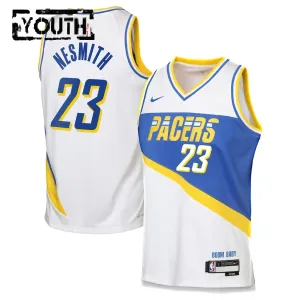 Maglia Indiana Pacers Aaron Nesmith City Edition 2025-26 Swingman Bianco - Bambino