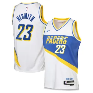 Maglia Indiana Pacers Aaron Nesmith City Edition 2025-26 Swingman Bianco - Uomo