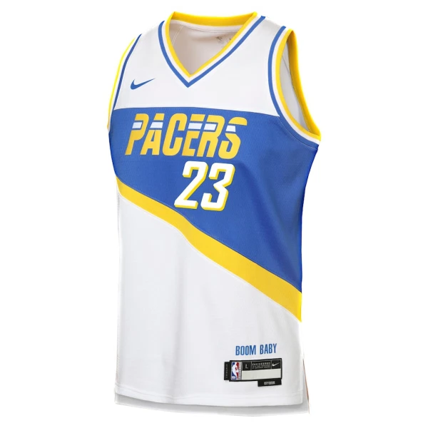 Maglia Indiana Pacers Aaron Nesmith City Edition 2025-26 Swingman Bianco - Uomo