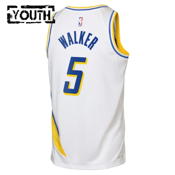 Maglia Indiana Pacers Jarace Walker City Edition 2025-26 Swingman Bianco - Bambino