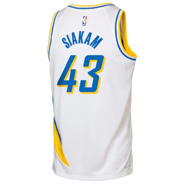 Maglia Indiana Pacers Pascal Siakam City Edition 2025-26 Swingman Bianco - Uomo