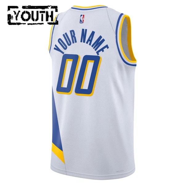 Maglia Indiana Pacers Personalizzata City Edition 2025-26 Swingman Bianco - Bambino