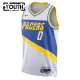 Maglia Indiana Pacers Tyrese Haliburton City Edition 2025-26 Swingman Bianco - Bambino