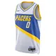 Maglia Indiana Pacers Tyrese Haliburton City Edition 2025-26 Swingman Bianco - Uomo