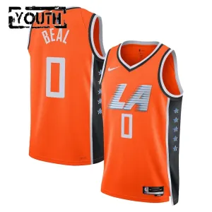 Maglia LA Clippers Bradley Beal City Edition 2025-26 Swingman Arancione - Bambino