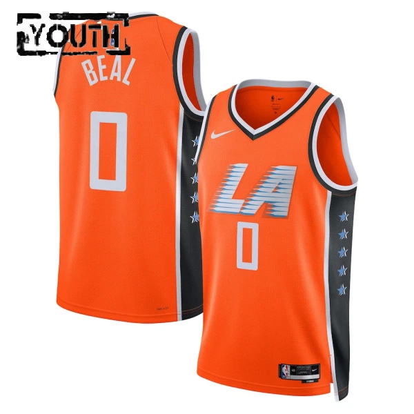 Maglia LA Clippers Bradley Beal City Edition 2025-26 Swingman Arancione - Bambino