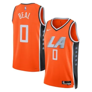 Maglia LA Clippers Bradley Beal City Edition 2025-26 Swingman Arancione - Uomo