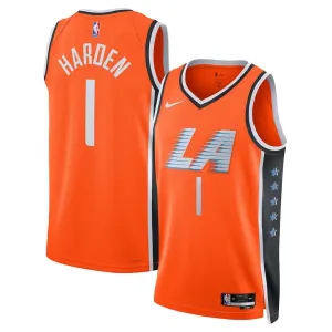 Maglia LA Clippers James Harden City Edition 2025-26 Swingman Arancione - Uomo