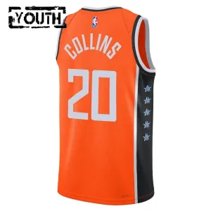 Maglia LA Clippers John Collins City Edition 2025-26 Swingman Arancione - Bambino