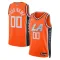 Maglia LA Clippers Personalizzata City Edition 2025-26 Swingman Arancione - Uomo