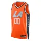 Maglia LA Clippers Personalizzata City Edition 2025-26 Swingman Arancione - Uomo