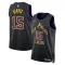 Maglia Los Angeles Lakers Austin Reaves City Edition 2025-26 Swingman Nero - Uomo