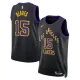 Maglia Los Angeles Lakers Austin Reaves City Edition 2025-26 Swingman Nero - Uomo
