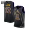 Maglia Los Angeles Lakers Jake Laravia City Edition 2025-26 Swingman Nero - Bambino