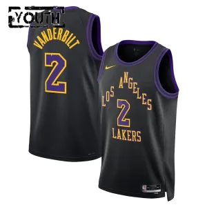 Maglia Los Angeles Lakers Jarred Vanderbilt City Edition 2025-26 Swingman Nero - Bambino