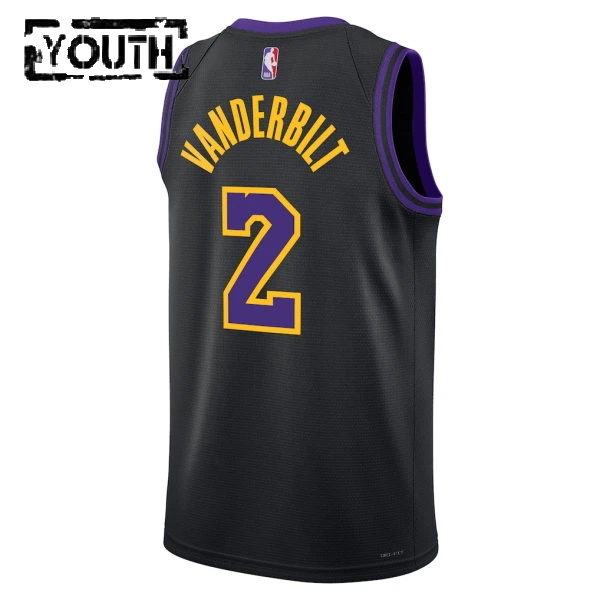 Maglia Los Angeles Lakers Jarred Vanderbilt City Edition 2025-26 Swingman Nero - Bambino