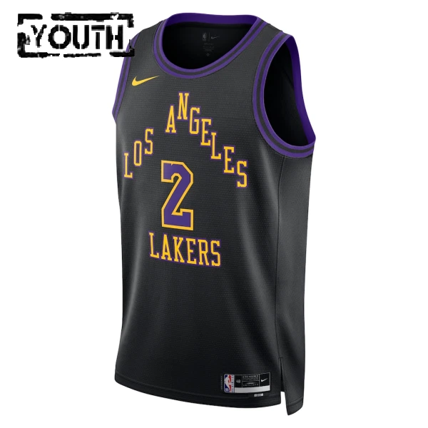 Maglia Los Angeles Lakers Jarred Vanderbilt City Edition 2025-26 Swingman Nero - Bambino
