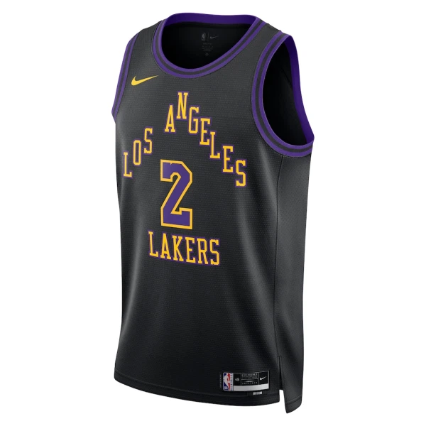 Maglia Los Angeles Lakers Jarred Vanderbilt City Edition 2025-26 Swingman Nero - Uomo