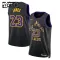 Maglia Los Angeles Lakers Lebron James City Edition 2025-26 Swingman Nero - Bambino