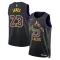 Maglia Los Angeles Lakers Lebron James City Edition 2025-26 Swingman Nero - Uomo