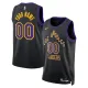 Maglia Los Angeles Lakers Personalizzata City Edition 2025-26 Swingman Nero - Uomo