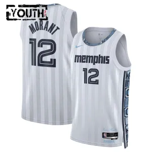 Maglia Memphis Grizzlies Ja Morant City Edition 2025-26 Swingman Grigio - Bambino
