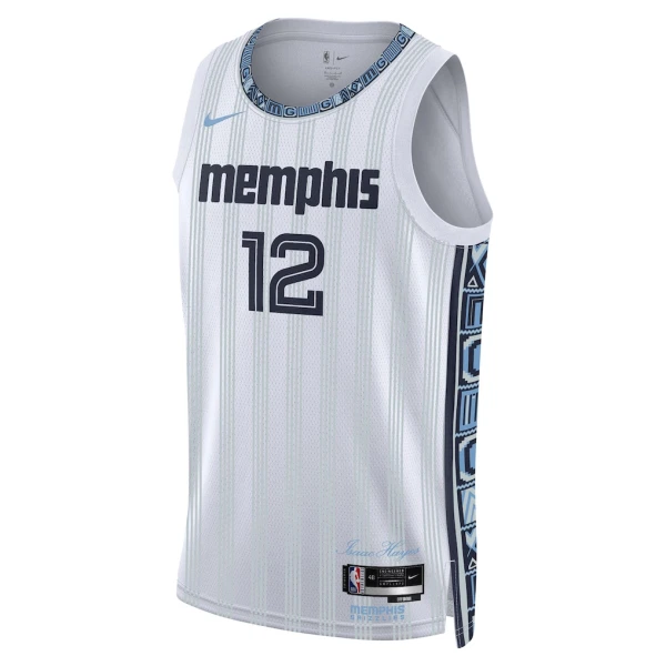 Maglia Memphis Grizzlies Ja Morant City Edition 2025-26 Swingman Grigio - Uomo