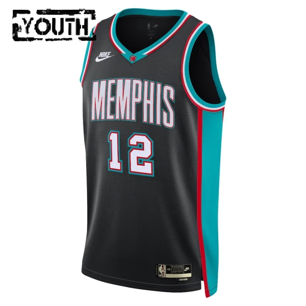 Maglia Memphis Grizzlies Ja Morant Classic Edition 2025-26 Swingman Nero - Bambino