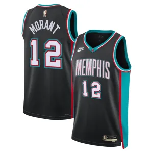 Maglia Memphis Grizzlies Ja Morant Classic Edition 2025-26 Swingman Nero - Uomo