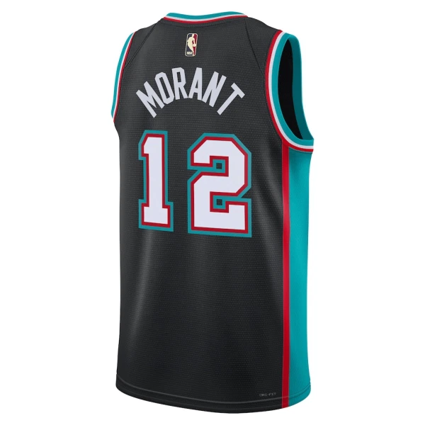 Maglia Memphis Grizzlies Ja Morant Classic Edition 2025-26 Swingman Nero - Uomo