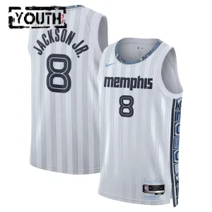 Maglia Memphis Grizzlies Jaren Jackson JR City Edition 2025-26 Swingman Grigio - Bambino