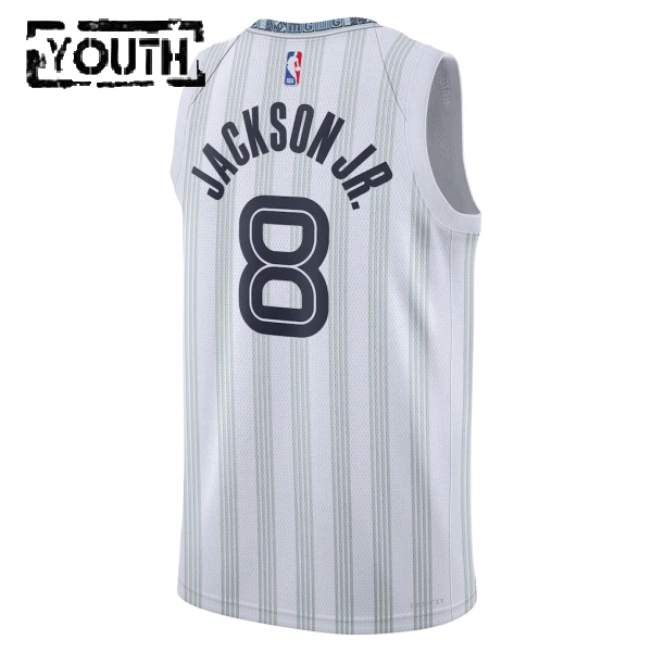 Maglia Memphis Grizzlies Jaren Jackson JR City Edition 2025-26 Swingman Grigio - Bambino