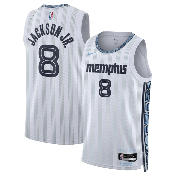 Maglia Memphis Grizzlies Jaren Jackson JR City Edition 2025-26 Swingman Grigio - Uomo