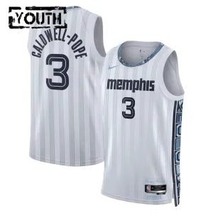 Maglia Memphis Grizzlies Kentavious Caldwell Pope City Edition 2025-26 Swingman Grigio - Bambino
