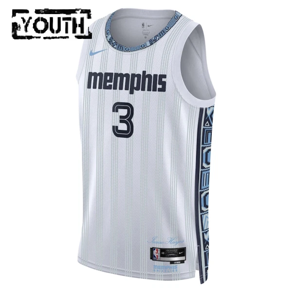 Maglia Memphis Grizzlies Kentavious Caldwell Pope City Edition 2025-26 Swingman Grigio - Bambino