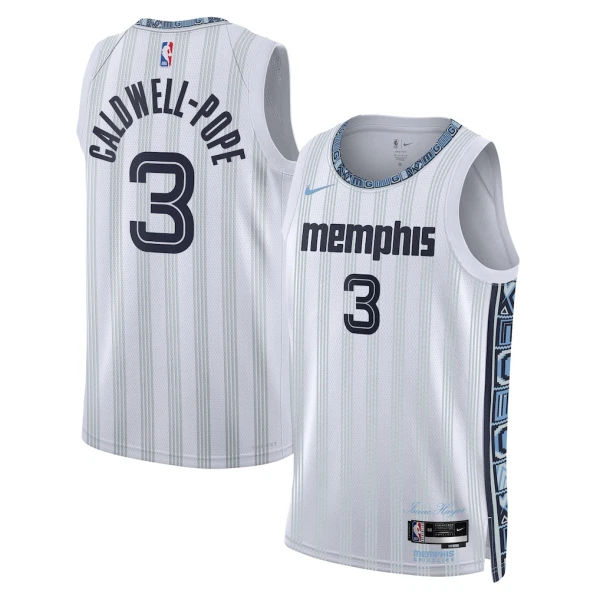Maglia Memphis Grizzlies Kentavious Caldwell Pope City Edition 2025-26 Swingman Grigio - Uomo