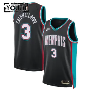 Maglia Memphis Grizzlies Kentavious Caldwell Pope Classic Edition 2025-26 Swingman Nero - Bambino