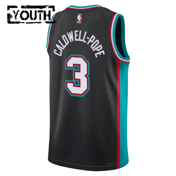 Maglia Memphis Grizzlies Kentavious Caldwell Pope Classic Edition 2025-26 Swingman Nero - Bambino