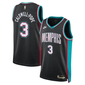 Maglia Memphis Grizzlies Kentavious Caldwell Pope Classic Edition 2025-26 Swingman Nero - Uomo