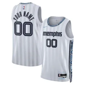 Maglia Memphis Grizzlies Personalizzata City Edition 2025-26 Swingman Grigio - Uomo